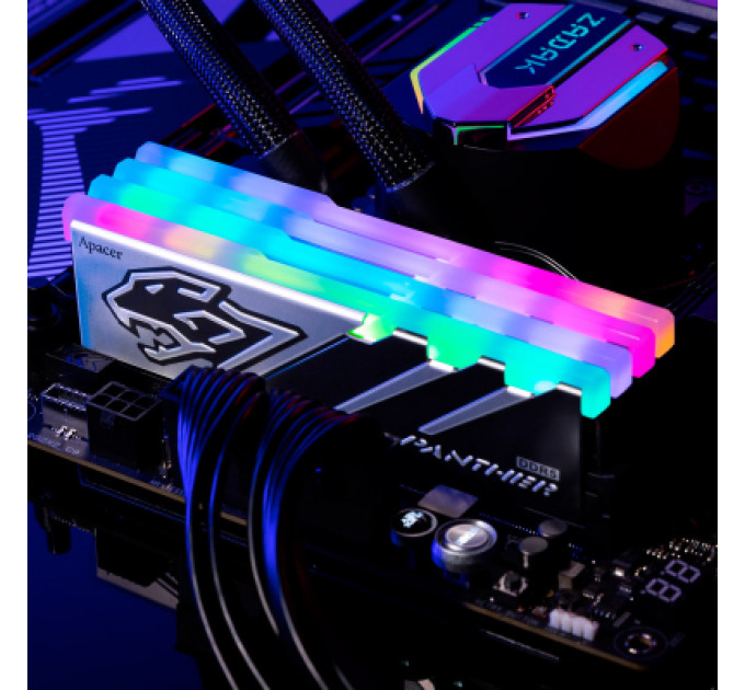 Модуль пам'яті для комп'ютера DDR5 32GB (2x16GB) 6000 MHz Panther RGB Apacer (AH5U32G60C5129BAA-2)