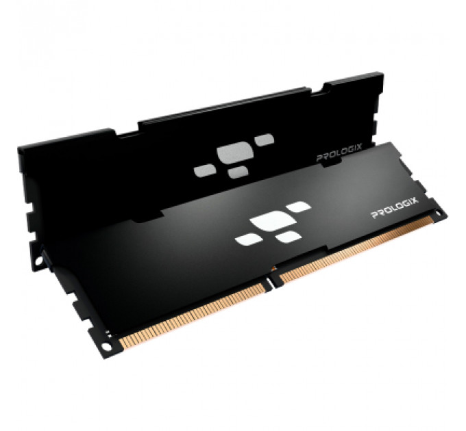 Модуль пам'яті для комп'ютера DDR5 32GB (2x16GB) 6000 MHz Black Prologix (PRO32GB6000B5K)