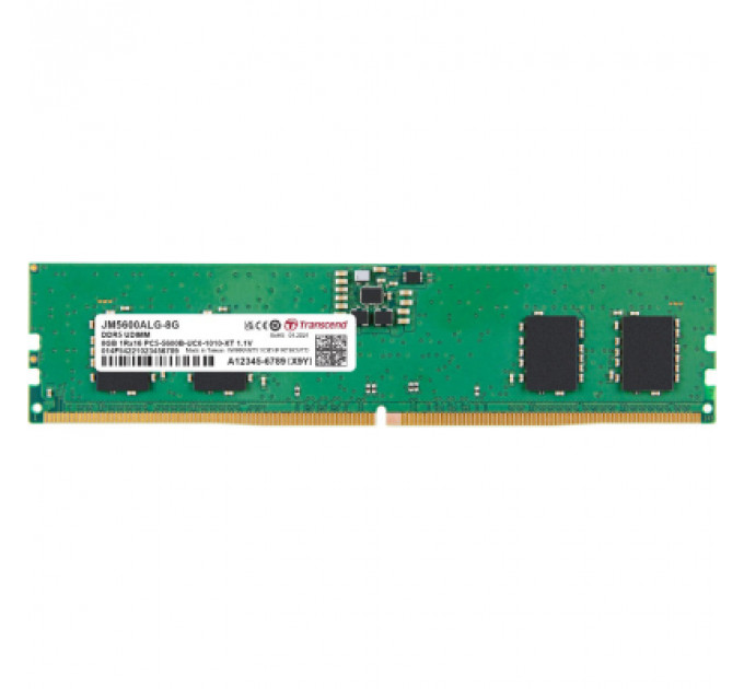 Модуль пам'яті для комп'ютера DDR5 8GB 5600 MHz Transcend (JM5600ALG-8G)