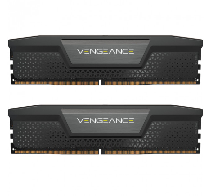 Модуль пам'яті для комп'ютера DDR5 64GB (2x32GB) 6000 MHz Vengeance Black Corsair (CMK64GX5M2B6000C40)