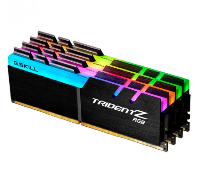 Модуль пам'яті для комп'ютера DDR4 128GB (4x32GB) 3600 MHz Trident Z RGB G.Skill (F4-3600C18Q-128GTZR)