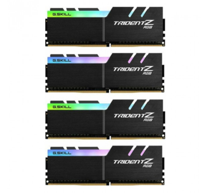 Модуль пам'яті для комп'ютера DDR4 128GB (4x32GB) 3600 MHz Trident Z RGB G.Skill (F4-3600C18Q-128GTZR)