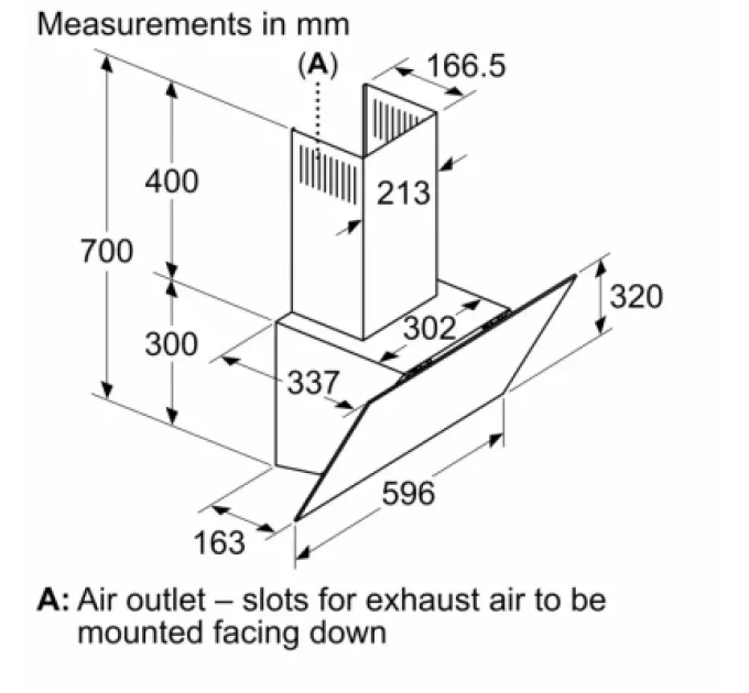 Bosch Витяжка кухонна Bosch DWK64PJ60T