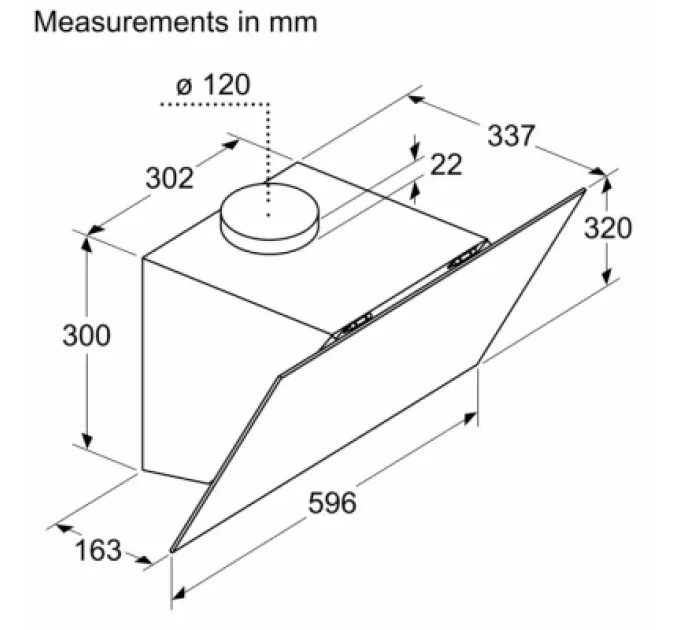 Bosch Витяжка кухонна Bosch DWK64PJ60T