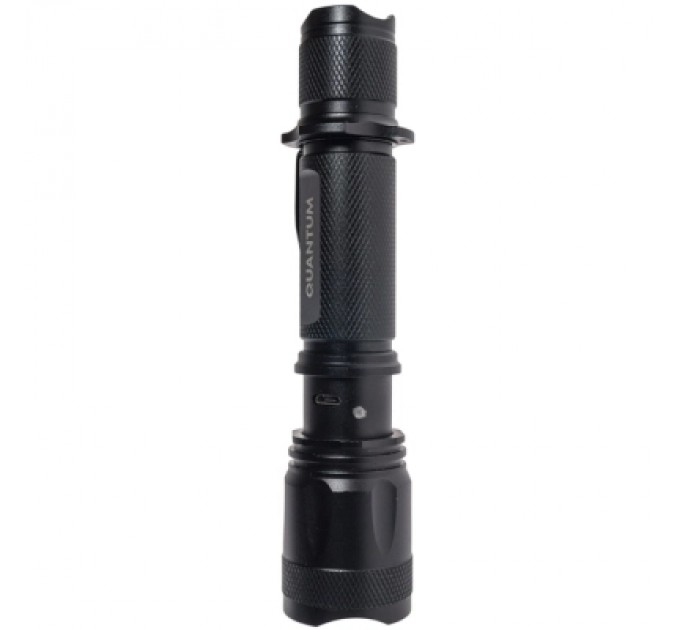 Ліхтар Quantum Techno 10W LED + ПОДАРУНОК QM-FL1043 (QM-FL1010-CB-PR1)