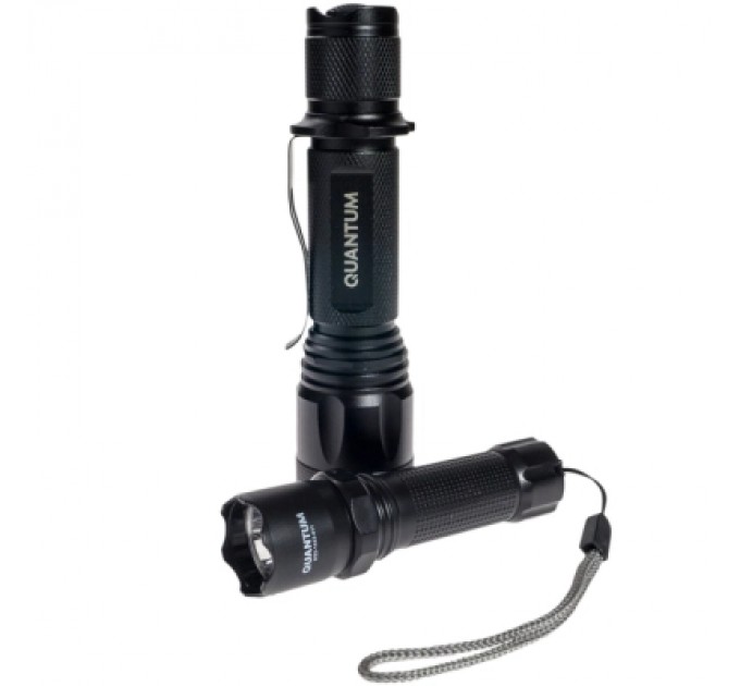 Ліхтар Quantum Techno 10W LED + ПОДАРУНОК QM-FL1043 (QM-FL1010-CB-PR1)