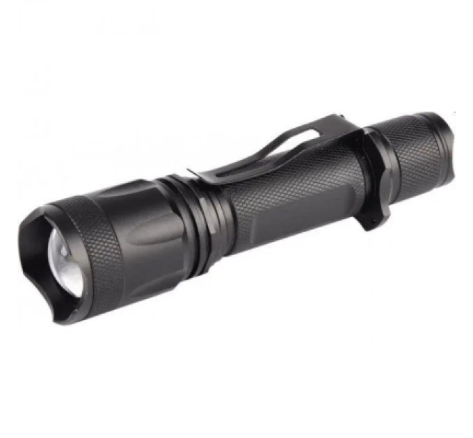 Ліхтар Quantum Techno 10W LED з USB + Li-ion18650/1500mAh blister (QM-FL1010-18650/1500-PB)