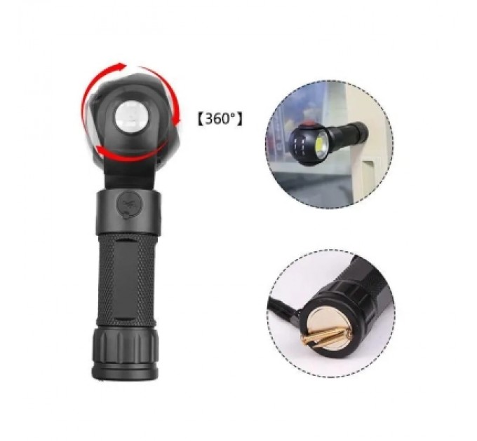 Ліхтар Quantum worklight Transformer 5W LED+COB з USB (QM-FL2020)