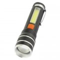 Ліхтар Quantum Helper 10W LED zoom +COB з USB (QM-FL1032)