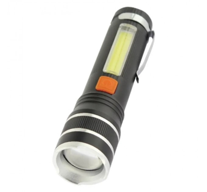 Ліхтар Quantum Helper 10W LED zoom +COB з USB (QM-FL1032)