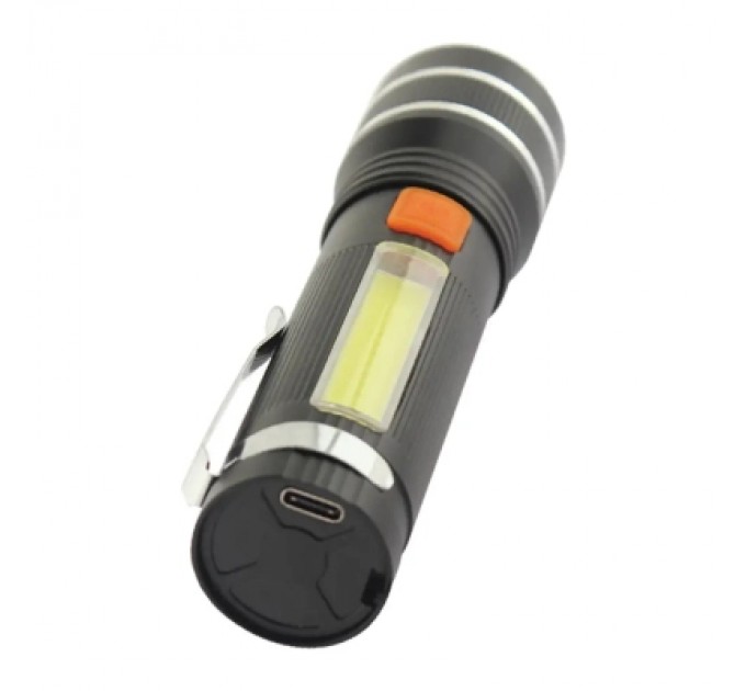 Ліхтар Quantum Helper 10W LED zoom +COB з USB (QM-FL1032)
