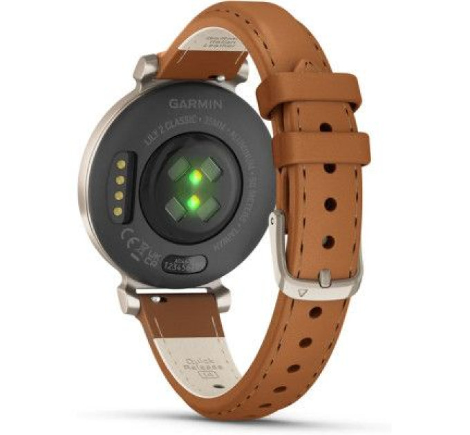 Garmin Смарт-годинник Garmin Lily 2 Classic, Cream Gold/Tan (010-02839-02)