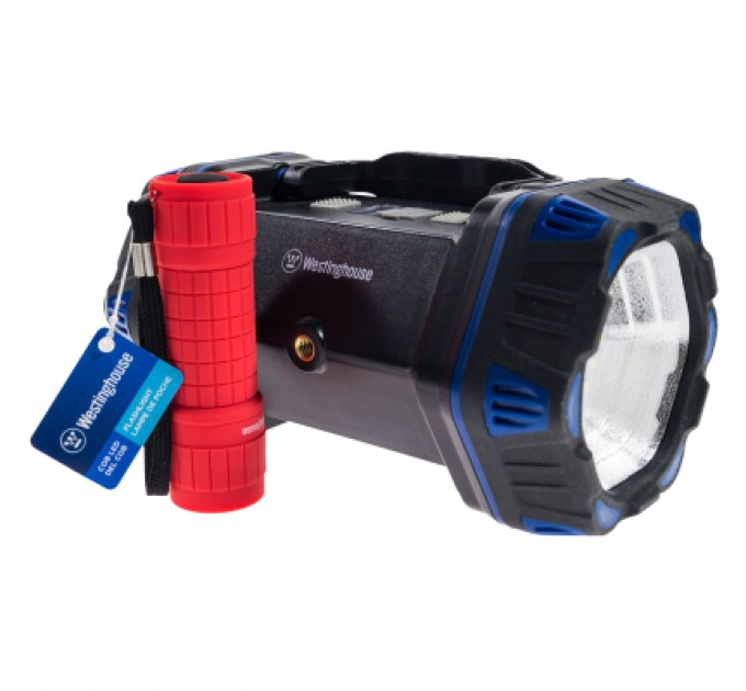 Ліхтар Westinghouse 8W LED COB WF217 з USB з функ Power Bank + подарунок WF 87-3R03PD16 red (WF217-CB-PR1)