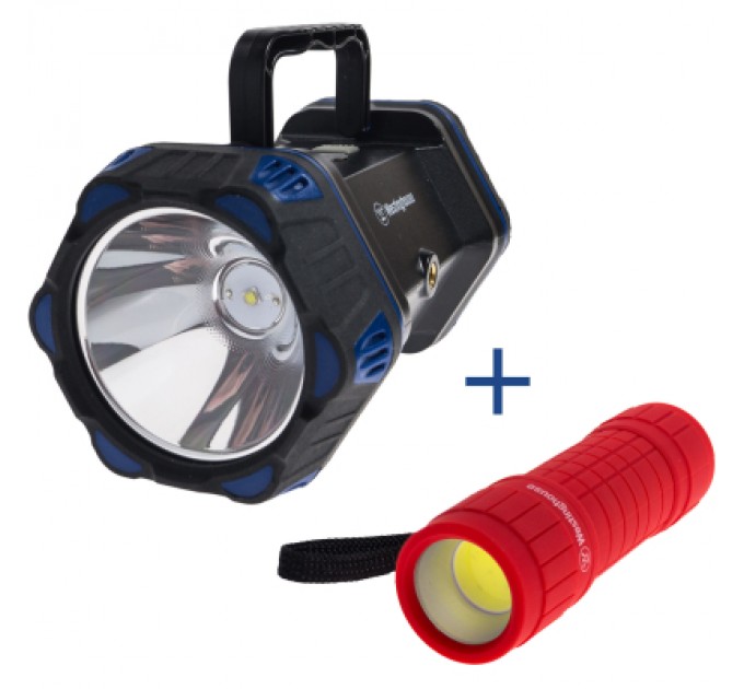 Ліхтар Westinghouse 8W LED COB WF217 з USB з функ Power Bank + подарунок WF 87-3R03PD16 red (WF217-CB-PR1)