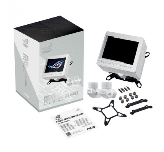 Водоблок ASUS Водоблок Asus ROG Ryujin III WB White Edition (90RC00V2-M0UAY0) (90RC00V2-M0UAY0)