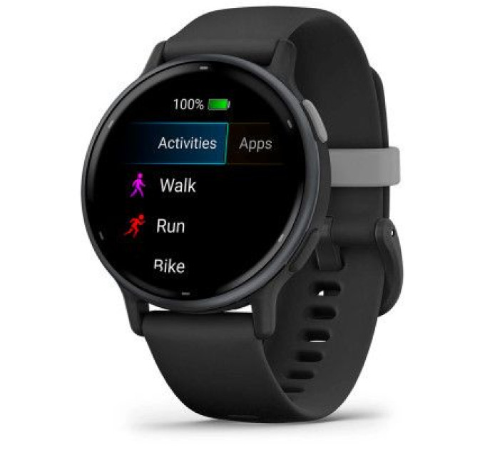 Garmin Смарт-годинник Garmin vivoactive 5, Black/Slate, GPS (010-02862-10)