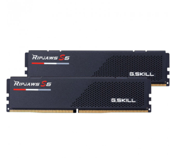 Модуль пам'яті для комп'ютера DDR5 96GB (2x48GB) 5600 MHz Ripjaws S5 Matte Black G.Skill (F5-5600J4040D48GX2-RS5K)
