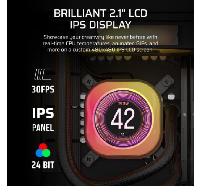 Система рідинного охолодження Corsair iCUE LINK TITAN 360 RX LCD (CW-9061023-WW)