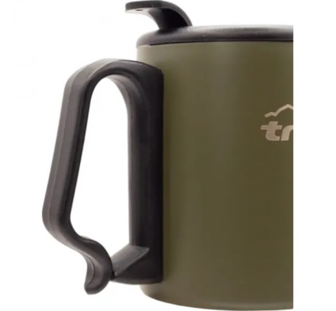 Tramp Чашка туристична Tramp з поїлкою і защіпкою 350 мл Olive (UTRC-020-olive)