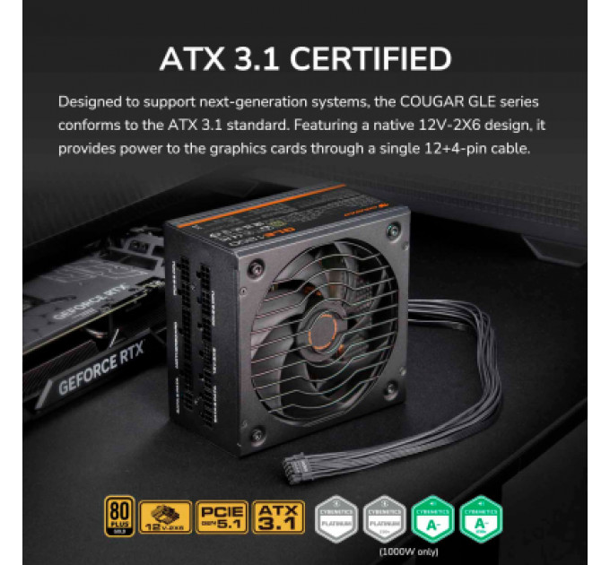 Блок живлення Cougar 1000W (GLE1000)