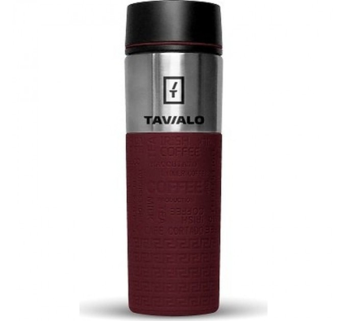 Tavialo Термокружка Tavialo + 2 ущільнювальних кільця 420 мл Бордовий (190420103)