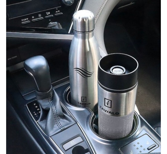 Tavialo Термокружка Tavialo + 2 ущільнювальних кільця 420 мл Сірий (190420110)