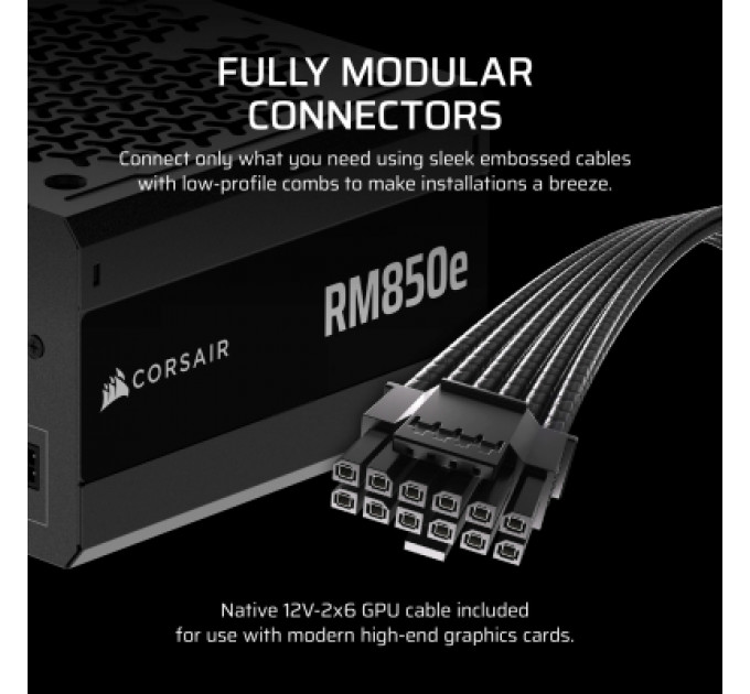 Блок живлення Corsair 850W RM850e (CP-9020296-EU)