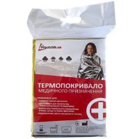 Термоковдра Poputchik двостороння 160х210 см (53-004)