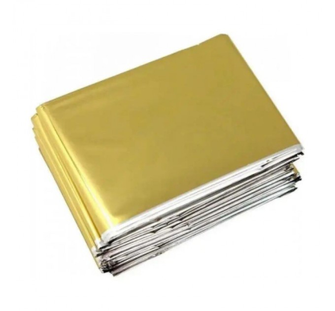 Термоковдра Poputchik двостороння 160х210 см (53-004)