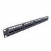 Патч-панель Hypernet 19" 24 порта UTP cat.6 з менеджментом кабеля (PP-KUTP6-24-NM-CM)