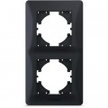 Videx Рамка Videx BINERA чорний графіт 2 пости (VF-BNFR2V-BG)