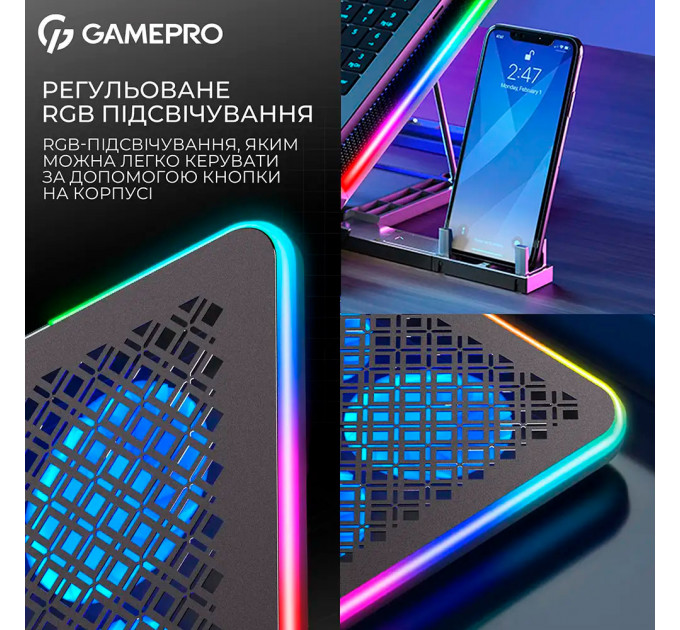 Охолоджуюча підставка для ноутбука GamePro CP590