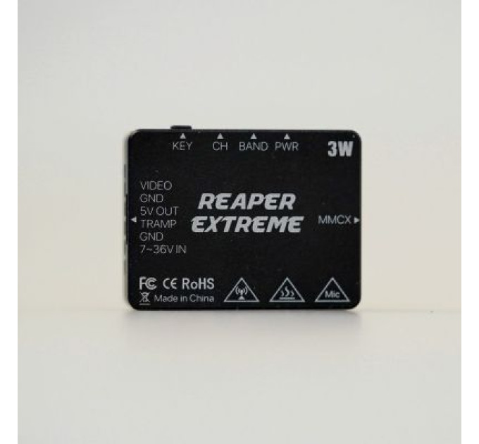 Foxeer Відеопередавач (VTX) Foxeer Reaper Extreme 3W 5.8GHz 72CH (MR1831)