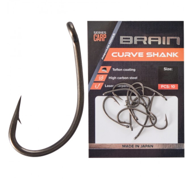 Brain Гачок Brain Curve Shank 4 (10 шт/уп) (1858.80.14)