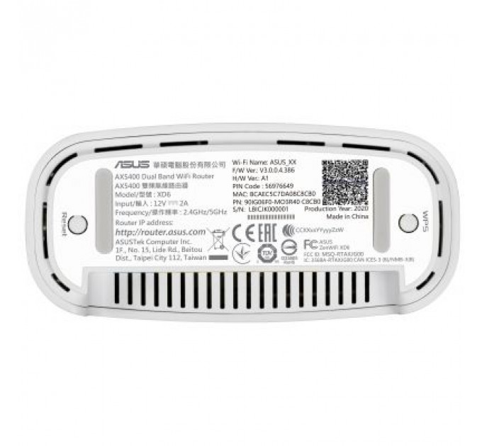 Точка доступу Wi-Fi ASUS XD6-2PK-WHITE