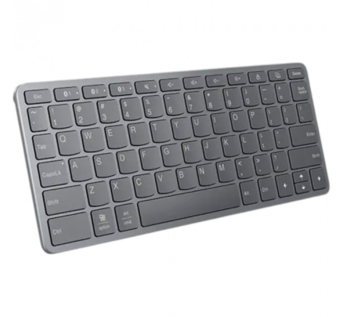 Клавіатура Lenovo Multi-Device Bluetooth/USB UA Grey (ZG38C05806)