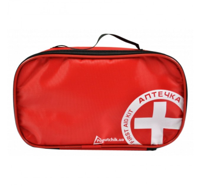 Poputchik Автомобільна аптечка Poputchik "Євростандарт" футляр м'який червоний (02-035-М)