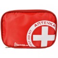 Poputchik Автомобільна аптечка Poputchik згідно ТУ футляр м'який червоний 19х8х14 (02-006-М)