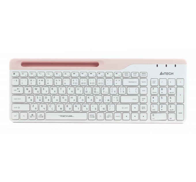 Клавіатура бездротова A4Tech Fstyler FBK25 White 