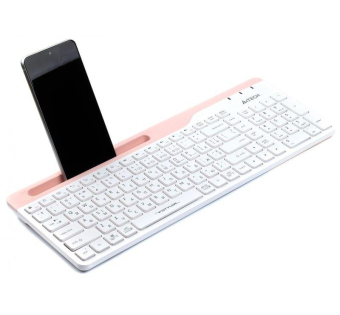 Клавіатура бездротова A4Tech Fstyler FBK25 White 