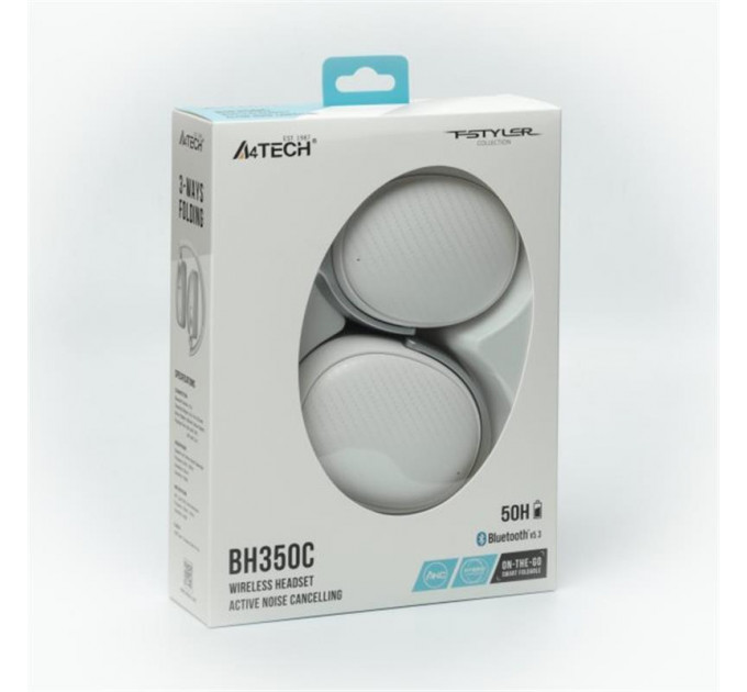 Bluetooth-гарнітура A4Tech Fstyler BH350C White