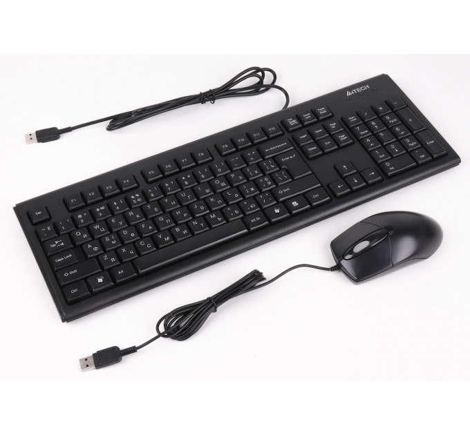 Комплект (клавіатура, мишка) A4Tech KR-8572 Black