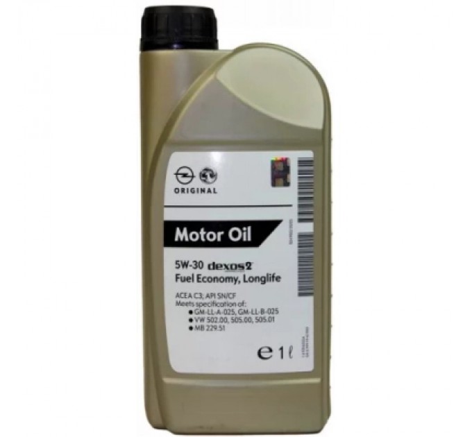 General Motors Моторна олива General Motors dexos2 5W-30, 1л (7153)