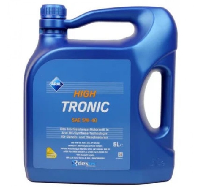 Aral Моторна олива Aral HighTronic 5W-40, 5л (7116)