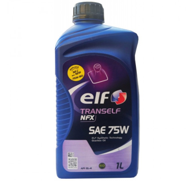 ELF Трансмісійна олива ELF TRANSELF NFX 75w 1л. (73274)
