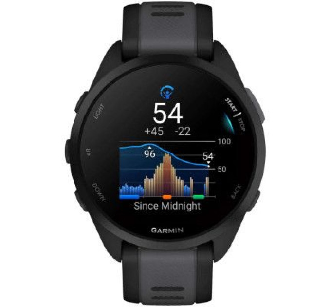 Garmin Смарт-годинник Garmin Forerunner 165, GPS, Black/Slate Grey, GPS (010-02863-20)