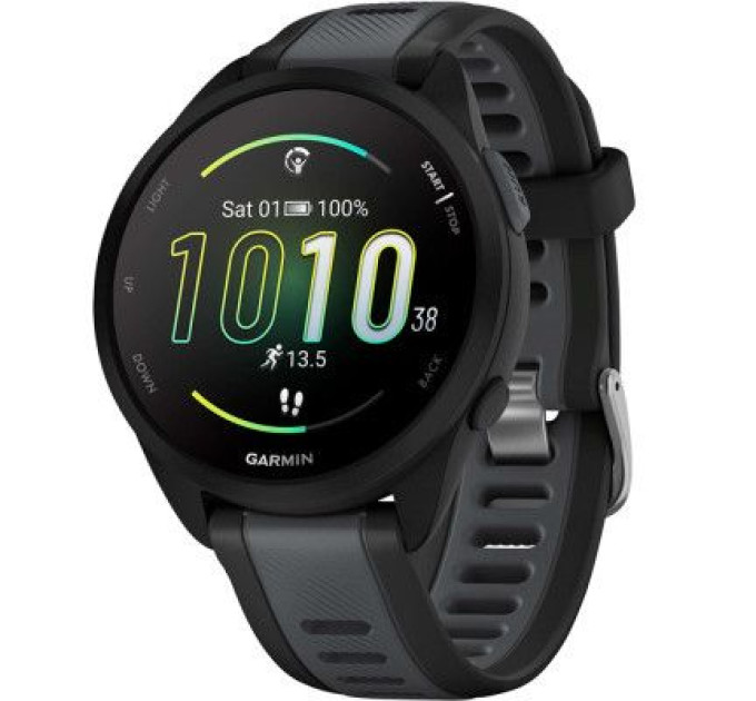 Garmin Смарт-годинник Garmin Forerunner 165, GPS, Black/Slate Grey, GPS (010-02863-20)