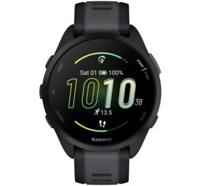 Garmin Смарт-годинник Garmin Forerunner 165, GPS, Black/Slate Grey, GPS (010-02863-20)