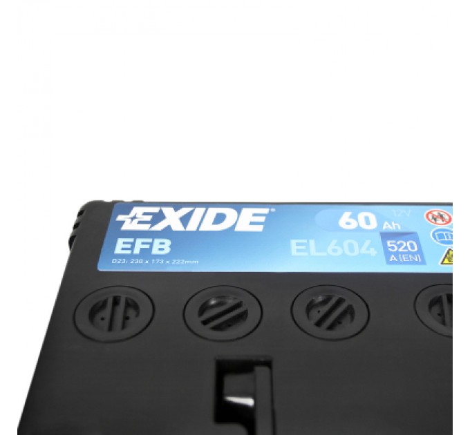 EXIDE Акумулятор автомобільний EXIDE START-STOP EFB 60A (EL604)