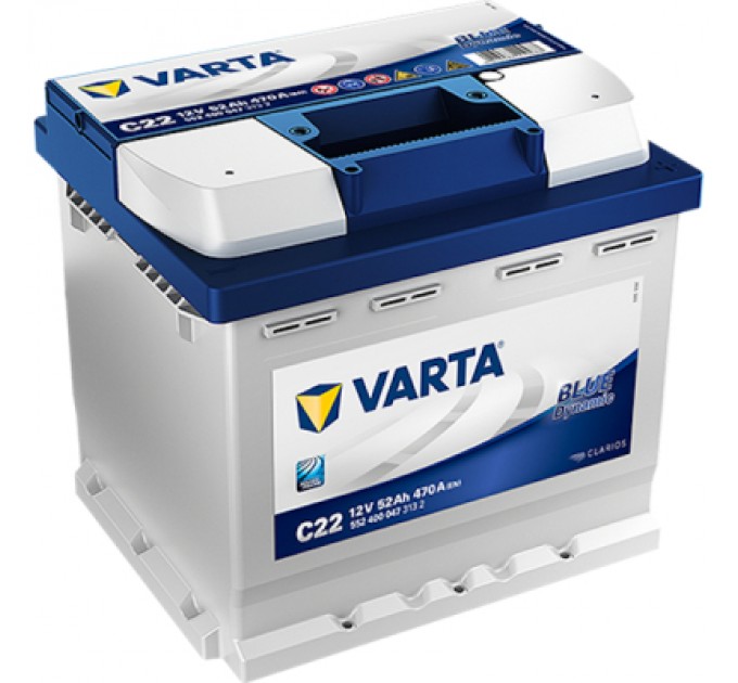 Varta Акумулятор автомобільний Varta Blue Dynamic 52Аh (552400047)